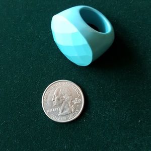Divas! Big, Bold, Blue Acrylic Ring